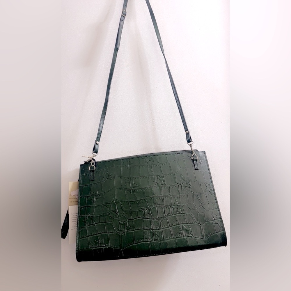 Claudia Firenze Green Crossbody Bag - Picture 6 of 8